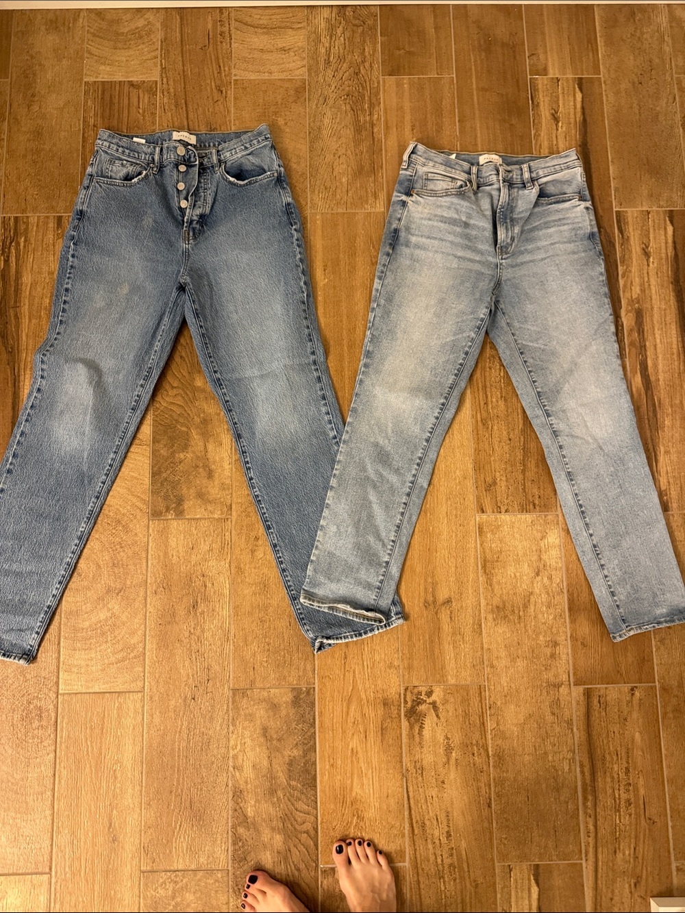 PacSun High-Rise Button-Fly Light Blue Women’s Jeans